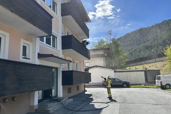 Küchenbrand in Ried