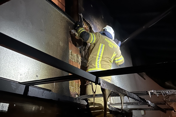 Brand Einfamilienhaus Terrasse in Fiss