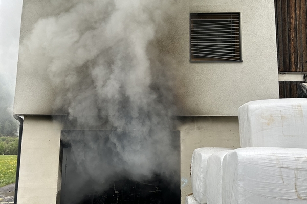 Brand Bauernhof in Pfunds