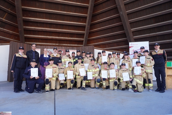 Wissenstest der Feuerwehrjugend in Nauders