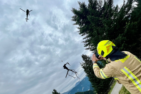 Waldbrand in Serfaus - update