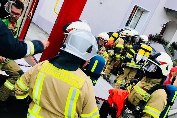 Feuerwehren des Abschnittes Obereres Gericht Prutz übten den Ernstfall