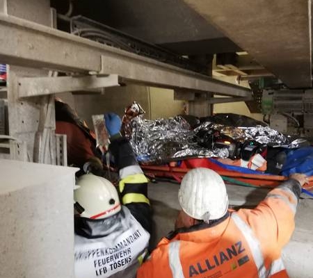 Unfall auf der Kraftwerksbaustelle GKI