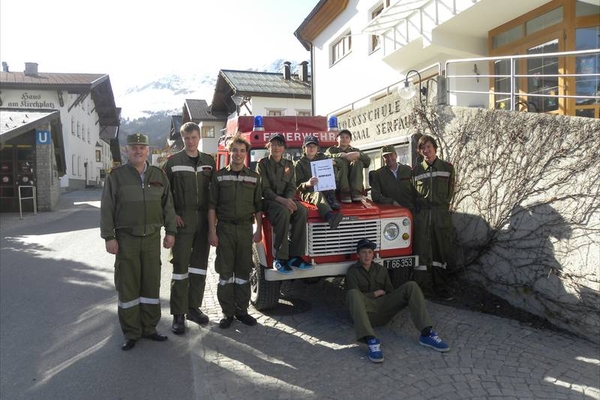 Wissenstest der Feuerwehrjugend in Serfaus