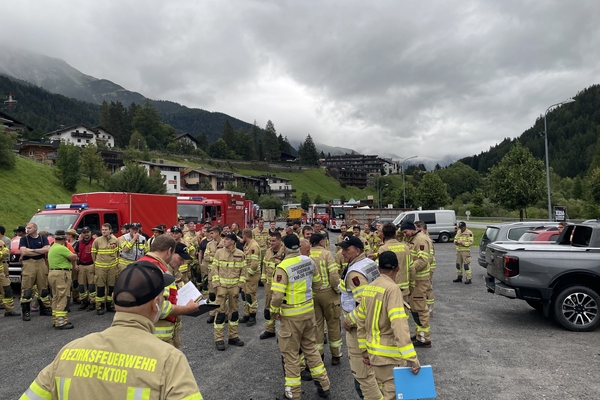 Update zum Großschadensereignis im Gemeindegebiet von St. Anton und St. Christoph am Arlberg.