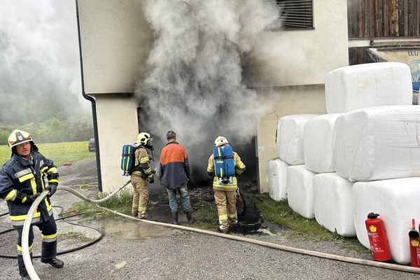 Brand Bauernhof in Pfunds