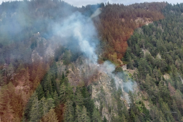 Waldbrand in Serfaus - Einsatz vom 05.-07.08.2022