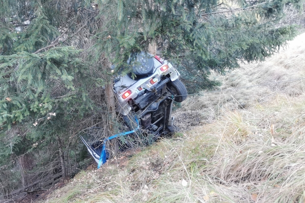 Fahrzeugabsturz in Kauns