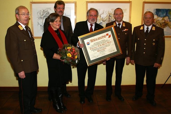 Landesrat a.D. Dr. Erwin Koler wird Ehrenmitglied des Bezirksfeuerwehrverbandes