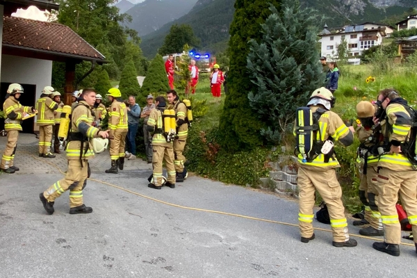 Gebäudebrand in Stanz