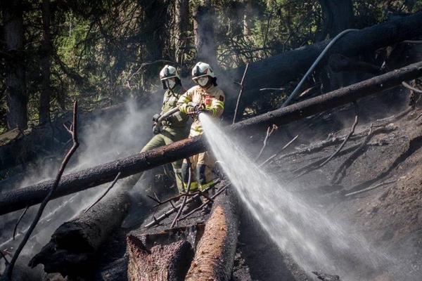 Waldbrand in Kaunerberg