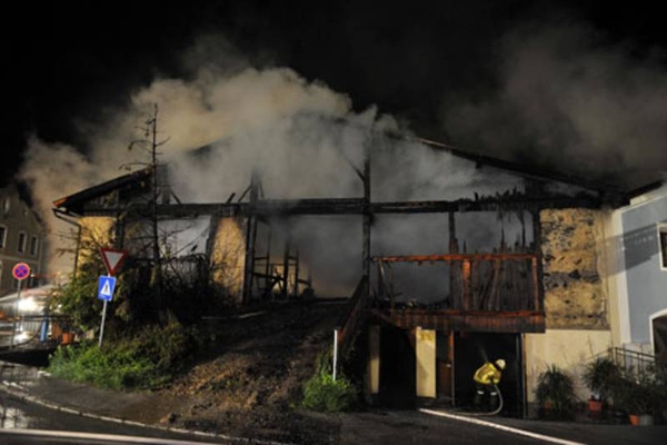 Großbrand in Landeck / 17.05.2013