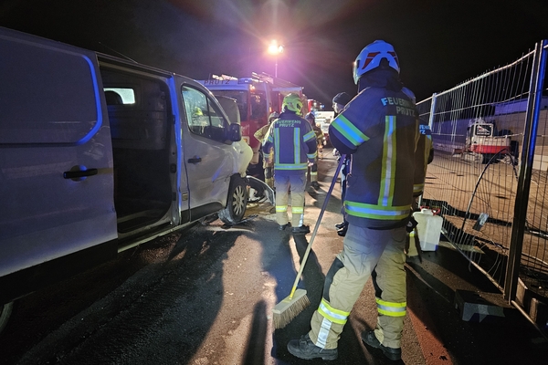 Verkehrsunfall auf der B 180 bei Prutz