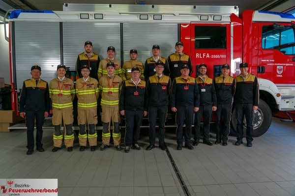Funk-Leistungsprüfung in Tirol,  Die Feuerwehren aus dem Bezirk Landeck war auch dabei