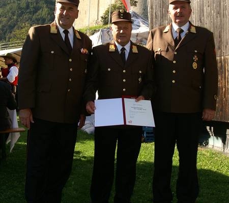 Verdienstkreuz des Landes Tirol für BFI Othmar Weiskopf