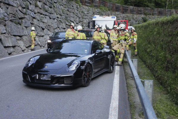 Unfall auf der Kaunertalstraße