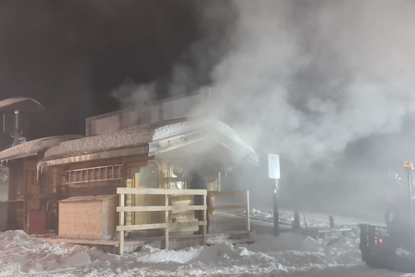 Brand im Skigebiet von Nauders