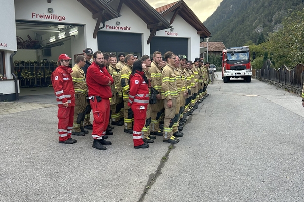 Abschnittsübung in Tösens vom Abschnitt Nauders, Pfunds