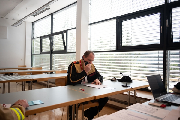 Pilotbewerb für Tirol, das Funkleistungsabzeichen an der Landesfeuerwehrschule