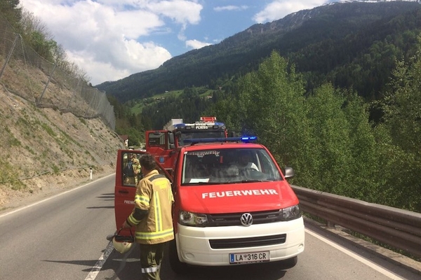 Verkehrsunfall auf der L 76 im Bereich Fließ/Urgen