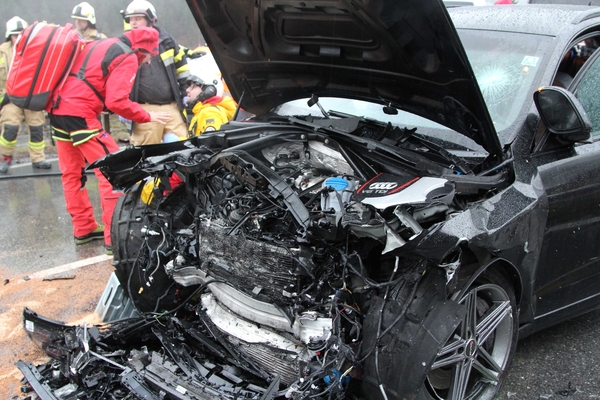 Verkehrsunfall auf der B180 Reschenbundesstraße