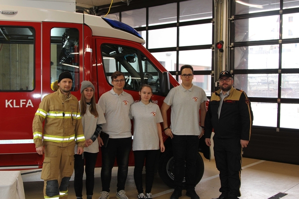 „Feuerwehr hautnah“ so hieß die Abschlussarbeit von 4 Schülerinnen und Schüler der HAS Landeck