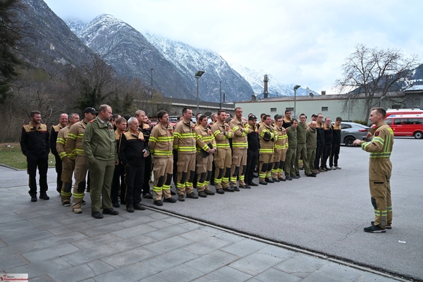 Gefahrgutschulung des Bezirksfeuerwehrverbandes Landeck für Kommandanten und Funktionäre