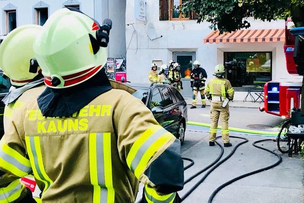 Feuerwehren des Abschnittes Obereres Gericht Prutz übten den Ernstfall