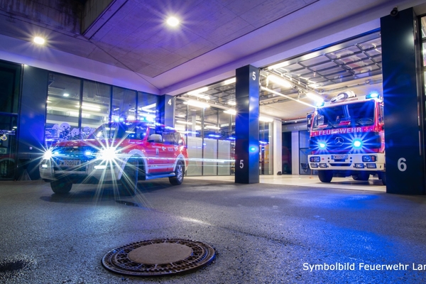 Gebäudebrand in Landeck