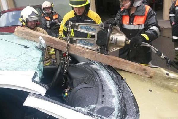 Technische Übung im Abschnitt Stanzertal