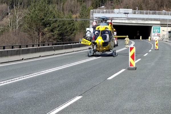 Verkehrsunfall auf der S16 - Arlbergschnellstraße