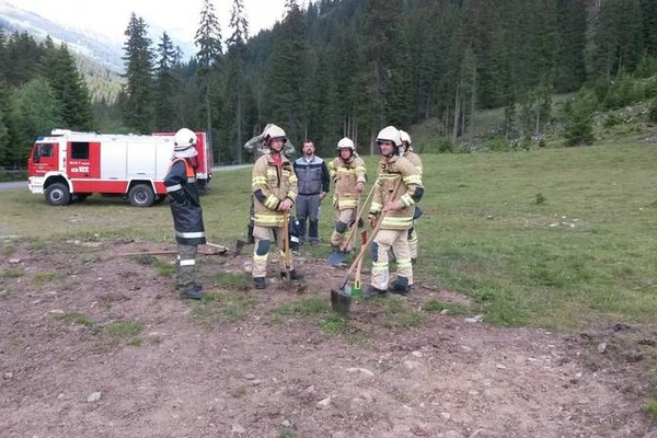 Waldbrand Ferwall