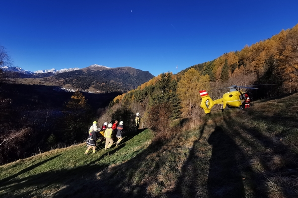 Fahrzeugabsturz in Kauns