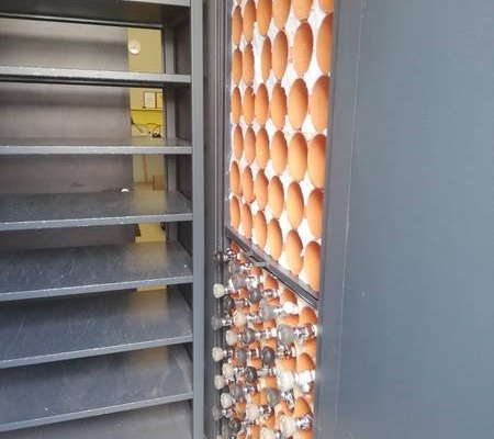 AS-Flaschen stehen für den Einsatz und für Übungen bereit