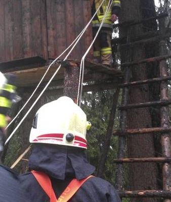 Einsatzmeldung "Blitzschlag" in Kauns / 29.07.2013