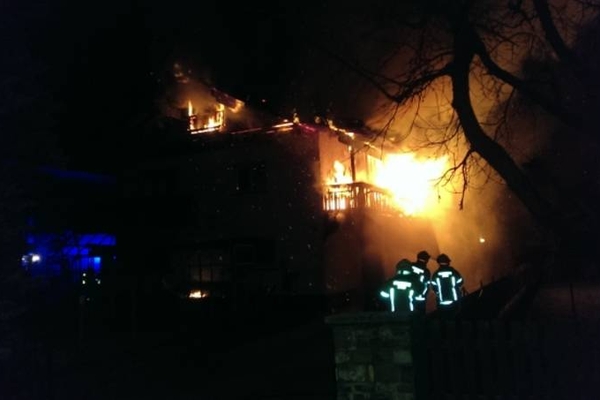 Brand eines Einfamilienhauses in Zams
