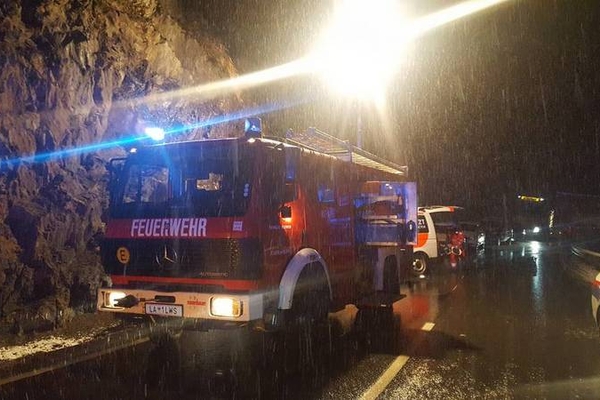 Verkehrsunfall auf der Arlbergpassstraße