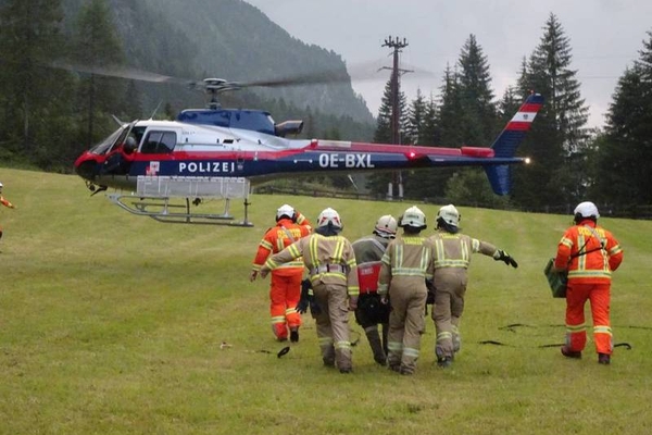 Murenabgang im Kaunertal