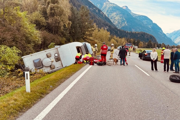 Verkehrsunfall in Pfunds