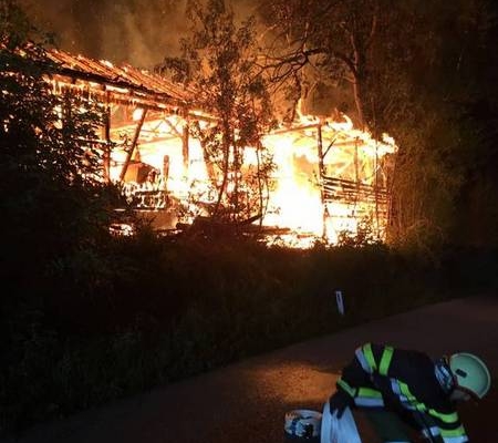 Brand Sägewerk
