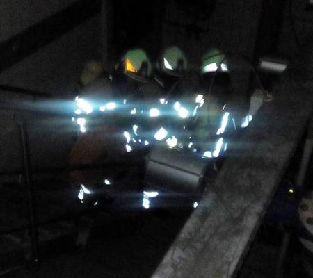 Atemschutzabschnittsübung des Abschnittes 2 im Klärwerk Prutz/Faggen