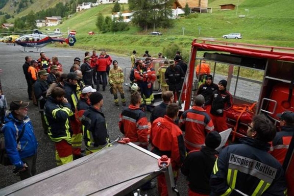 Länderübergreifende Waldbrandübung in der Schweiz/Samnaun -  14.09.2013