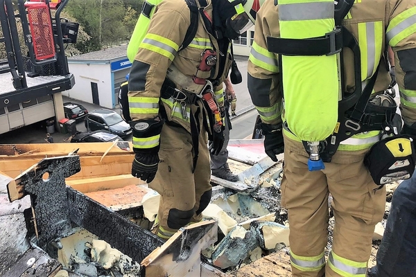 Dachstuhlbrand durch Flämmarbeiten