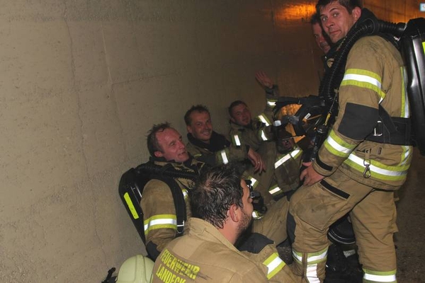 Großübung im Arlbergtunnel