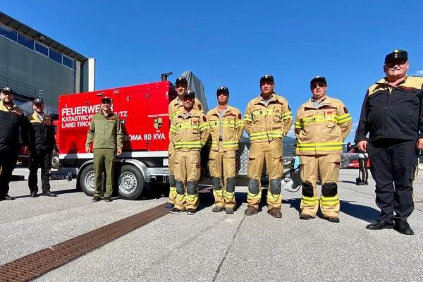 240 KVA FÜR TIROLER FEUERWEHREN