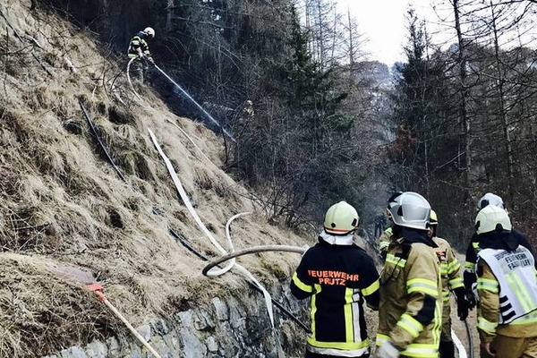 Waldbrandeinsatz in Faggen