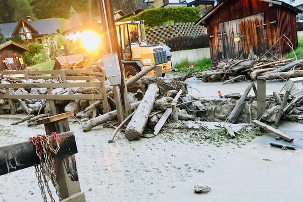 Pettneu wieder von einem Murenabgang betroffen - update