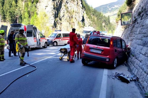 Verkehrsunfall auf der Reschenbundesstraße