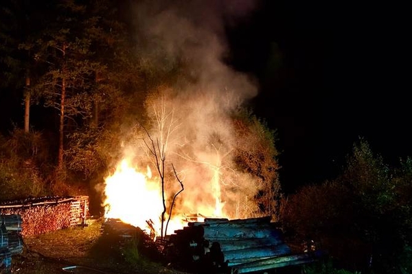 Brand Sägewerk