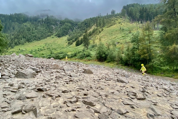 Murenabgang im Kaunertal mit Folgeeinsatz